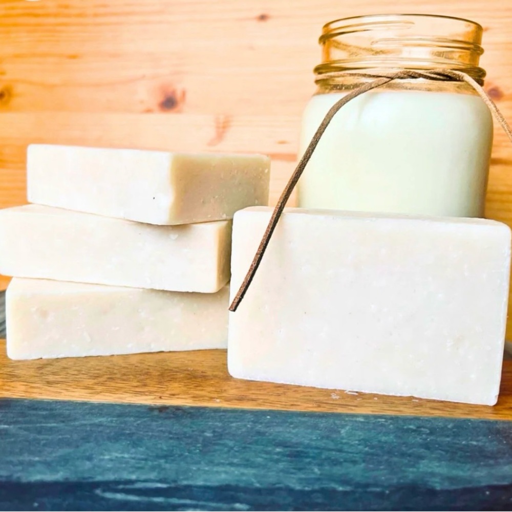 Flax | Milk and Collagen Handmade Natural Soap Bar